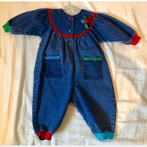 Vintage Denim Jumpsuit